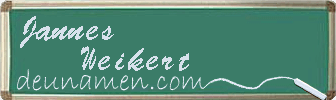 Jannes Weikert Visitenkarte